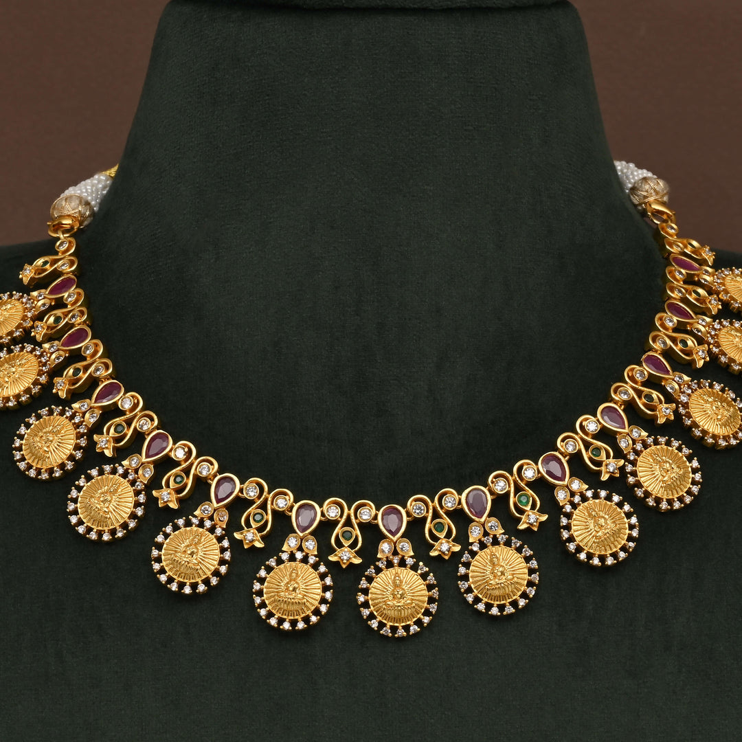 Temple Necklace Set