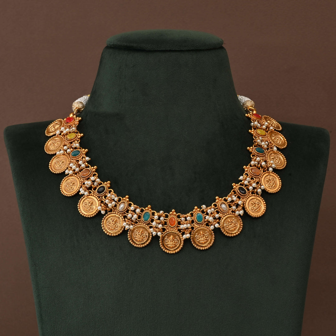 Temple Necklace Set