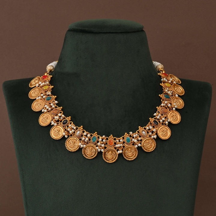 Temple Necklace Set