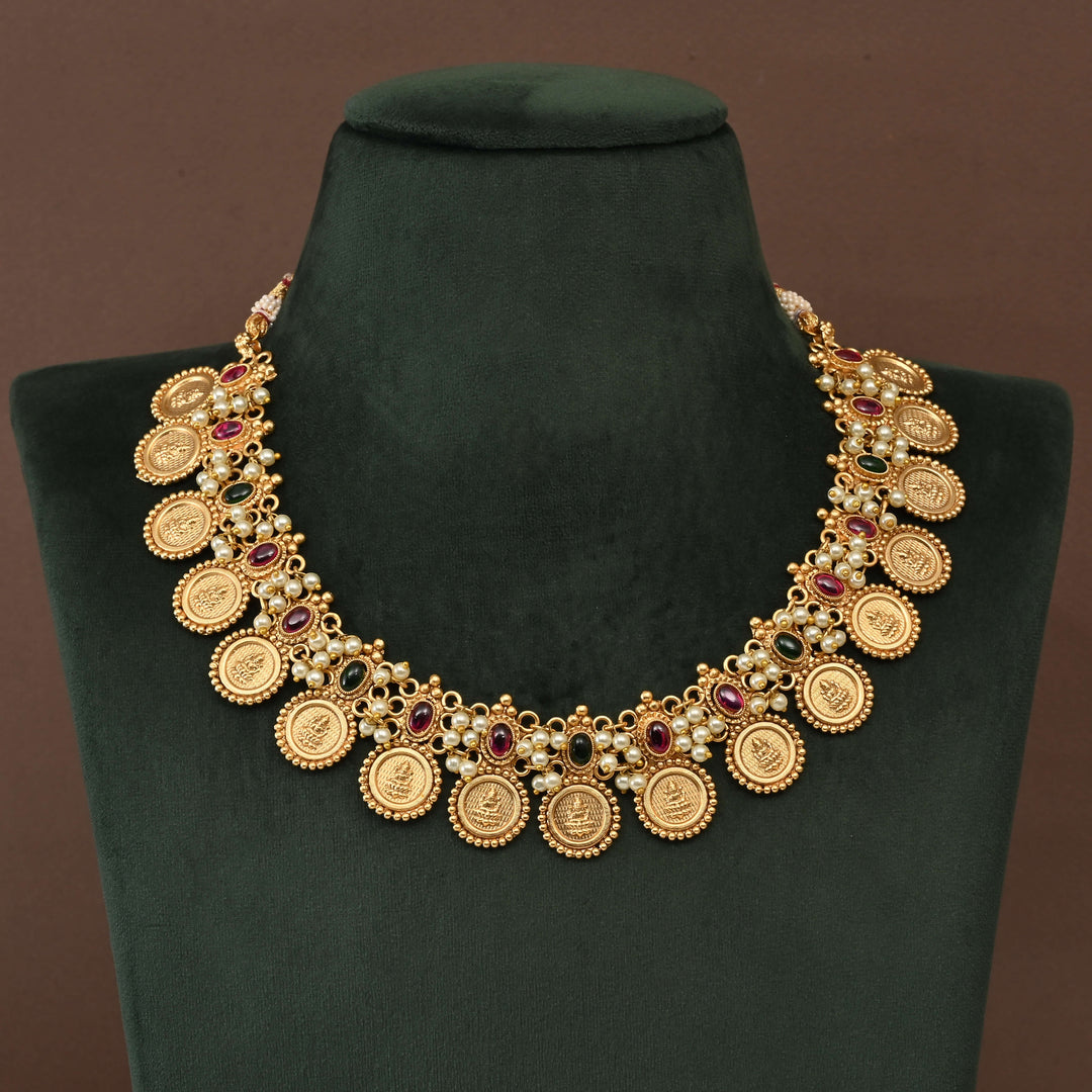 Temple Necklace Set