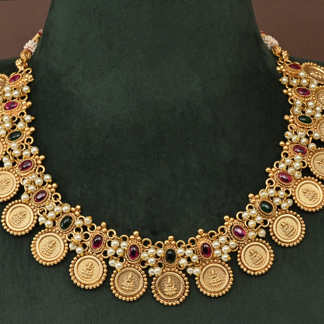 Temple Necklace Set