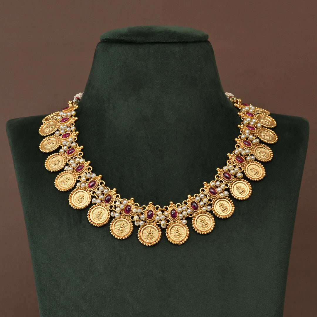 Temple Necklace Set