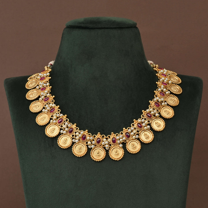 Temple Necklace Set