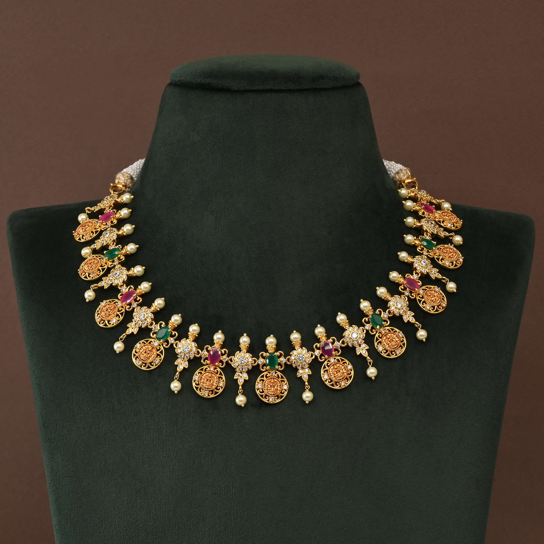 Temple Necklace Set