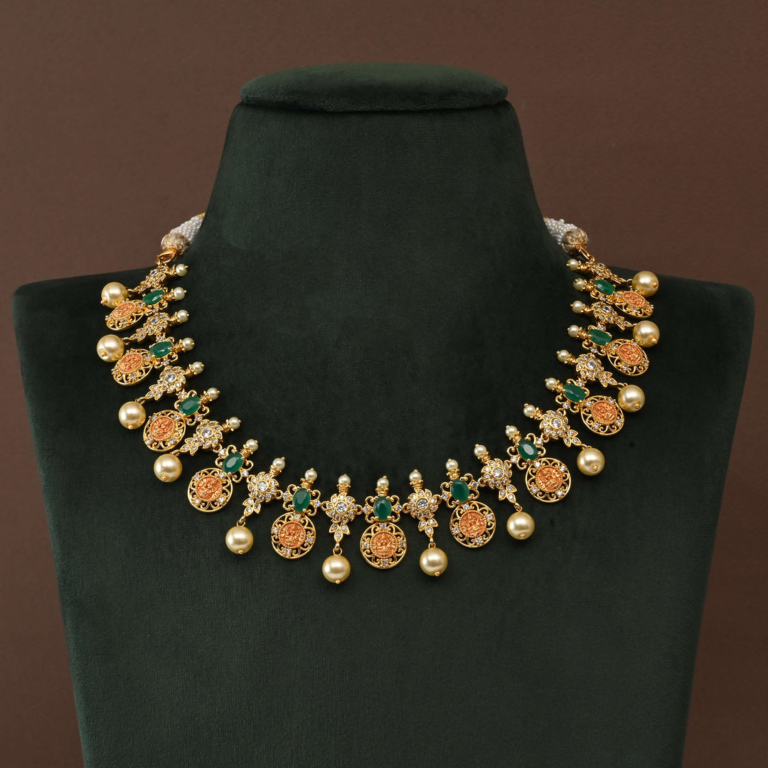 Temple Necklace Set