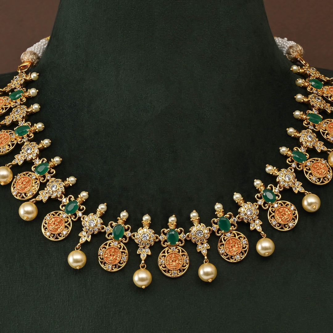 Temple Necklace Set