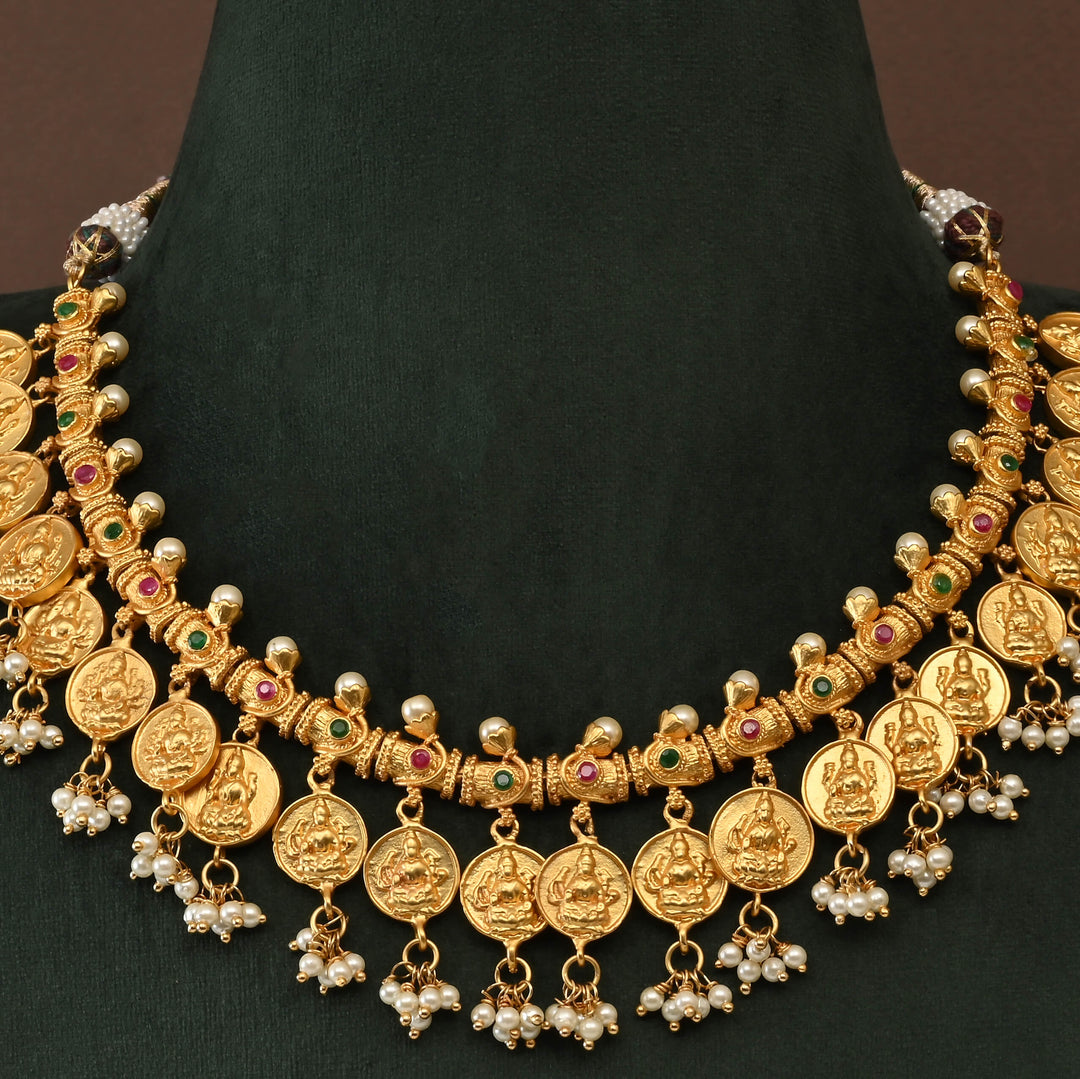 Temple Necklace Set