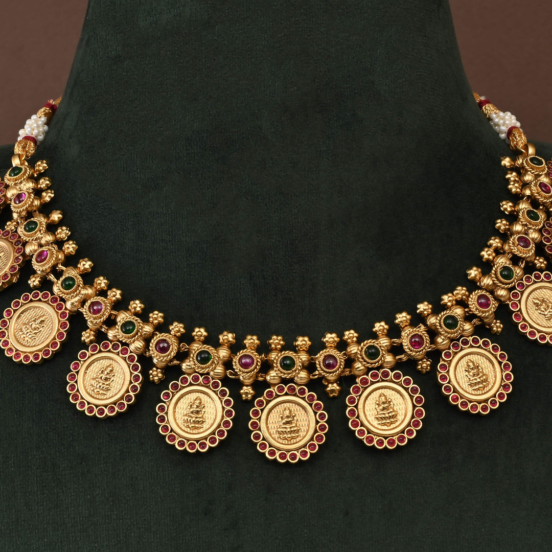 Temple Necklace Set