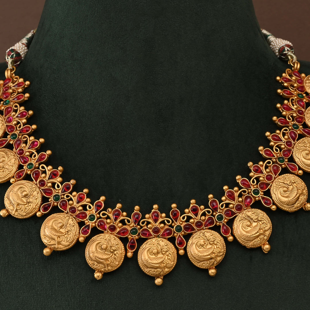 Temple Necklace Set