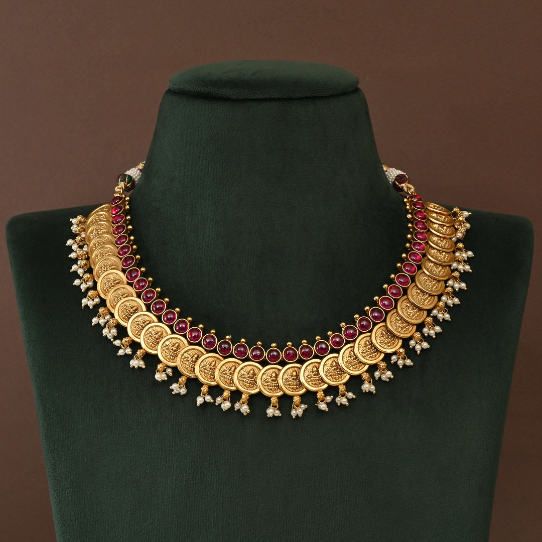 Temple Necklace Set
