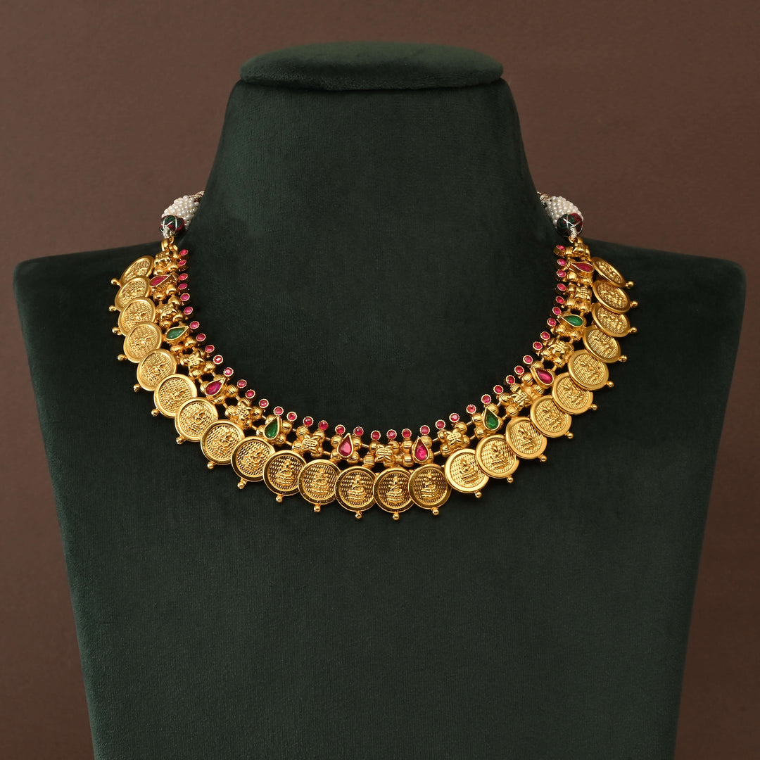 Temple Necklace Set