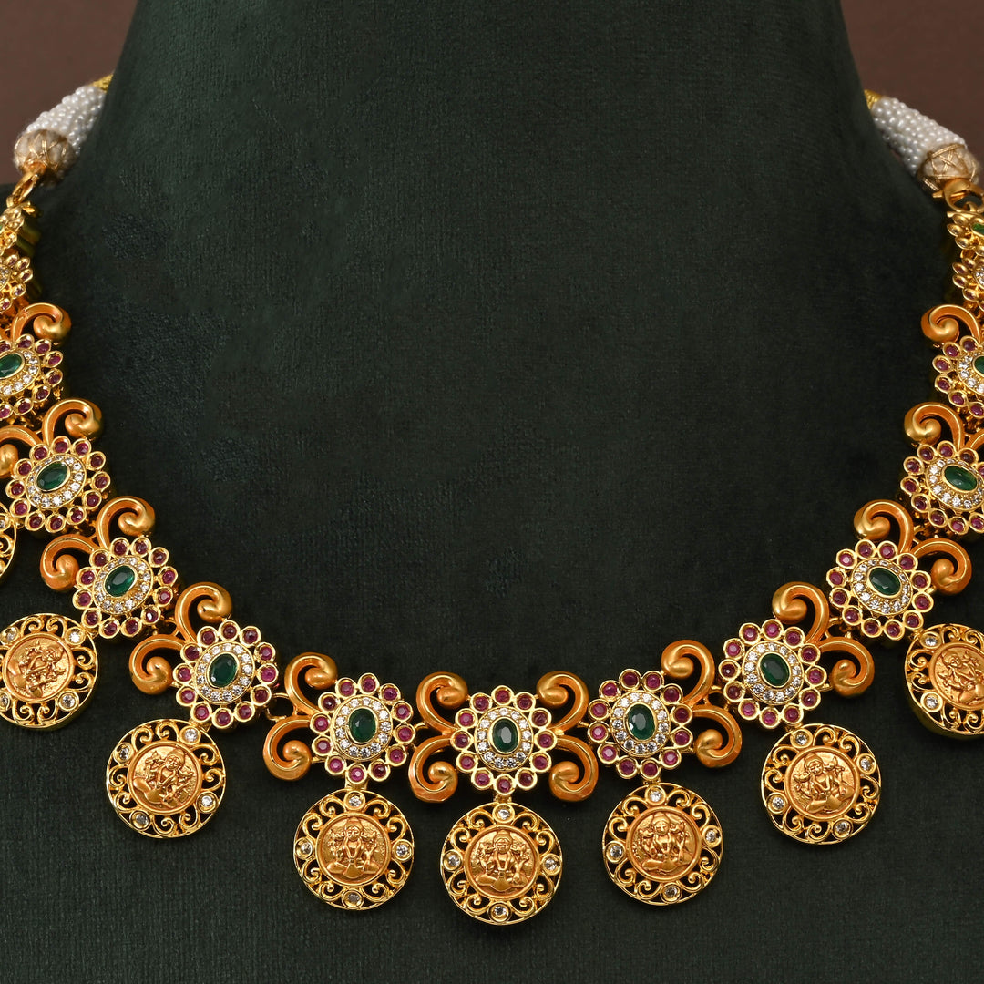 Temple Necklace Set
