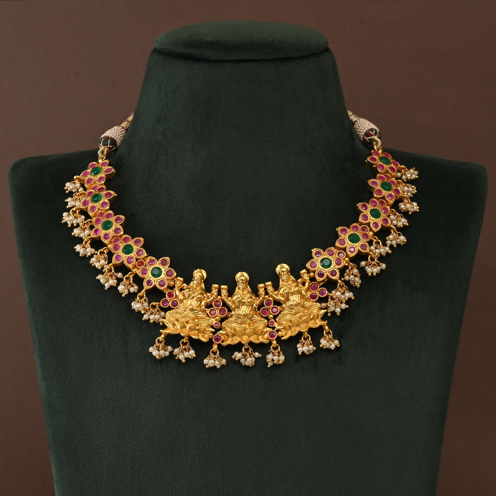 Temple Necklace Set