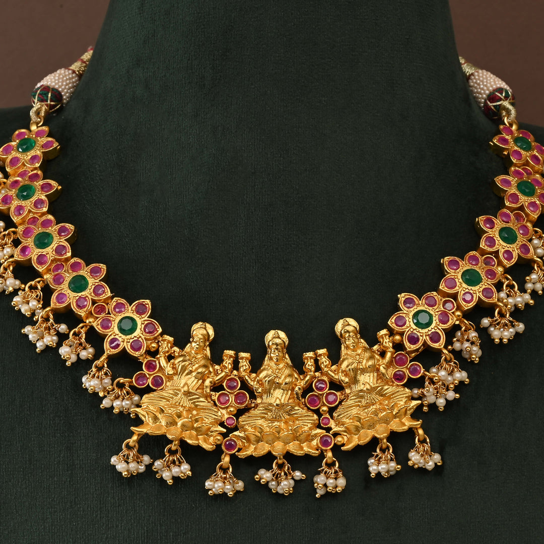 Temple Necklace Set