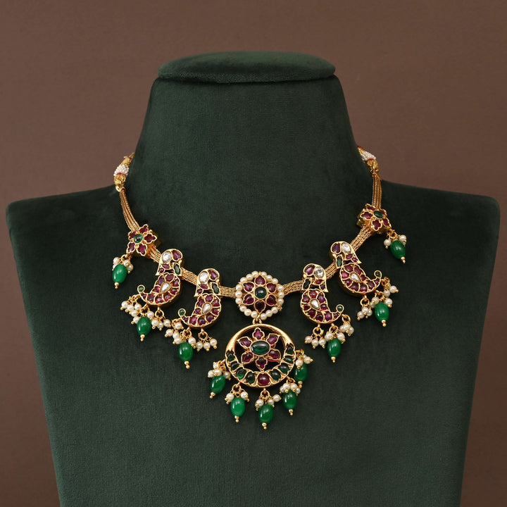 Temple Necklace Set