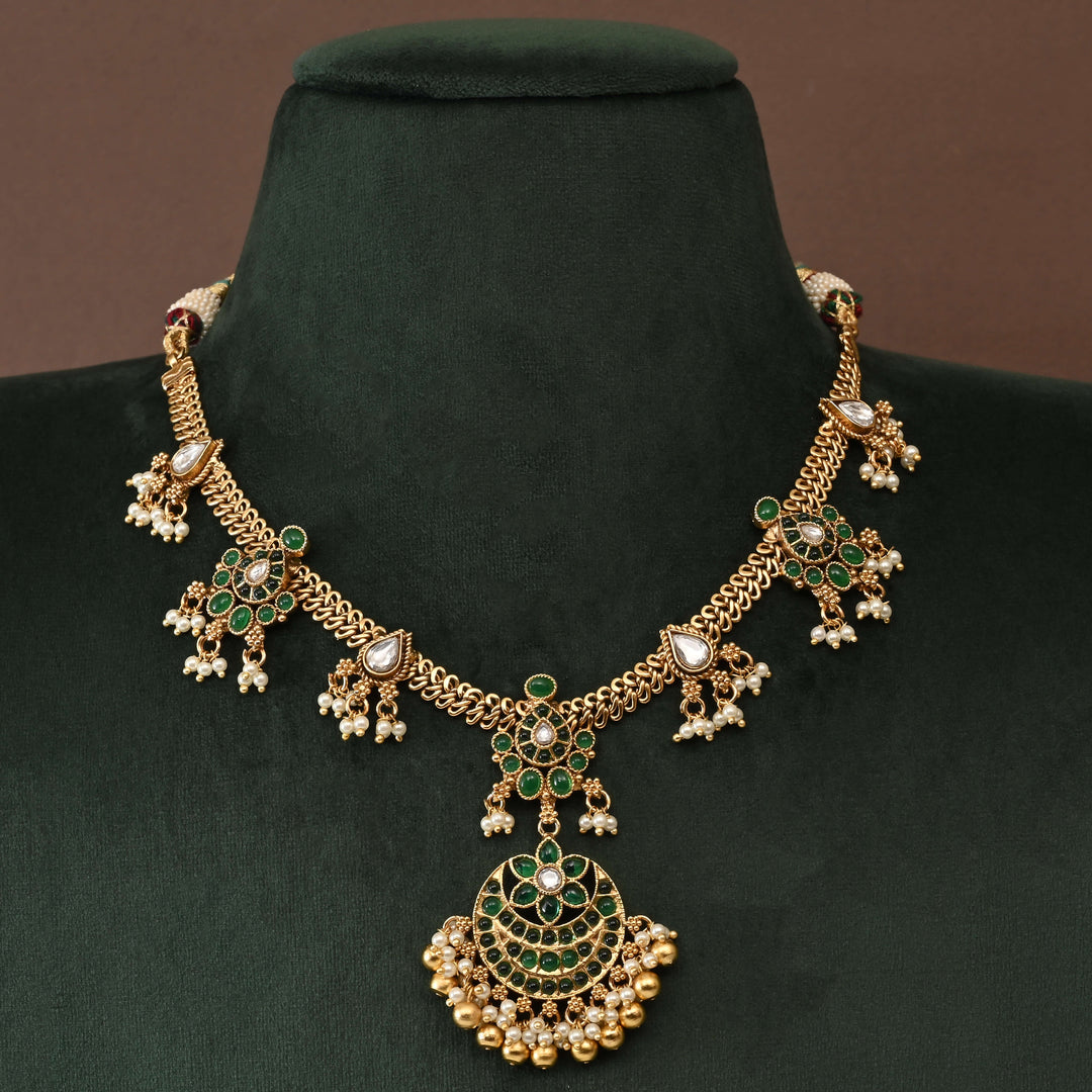 Temple Necklace Set