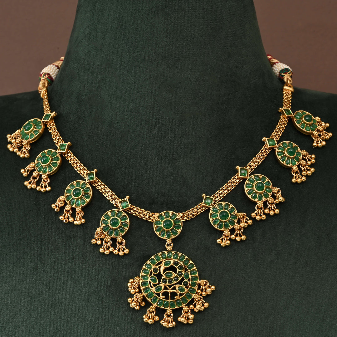 Temple Necklace Set