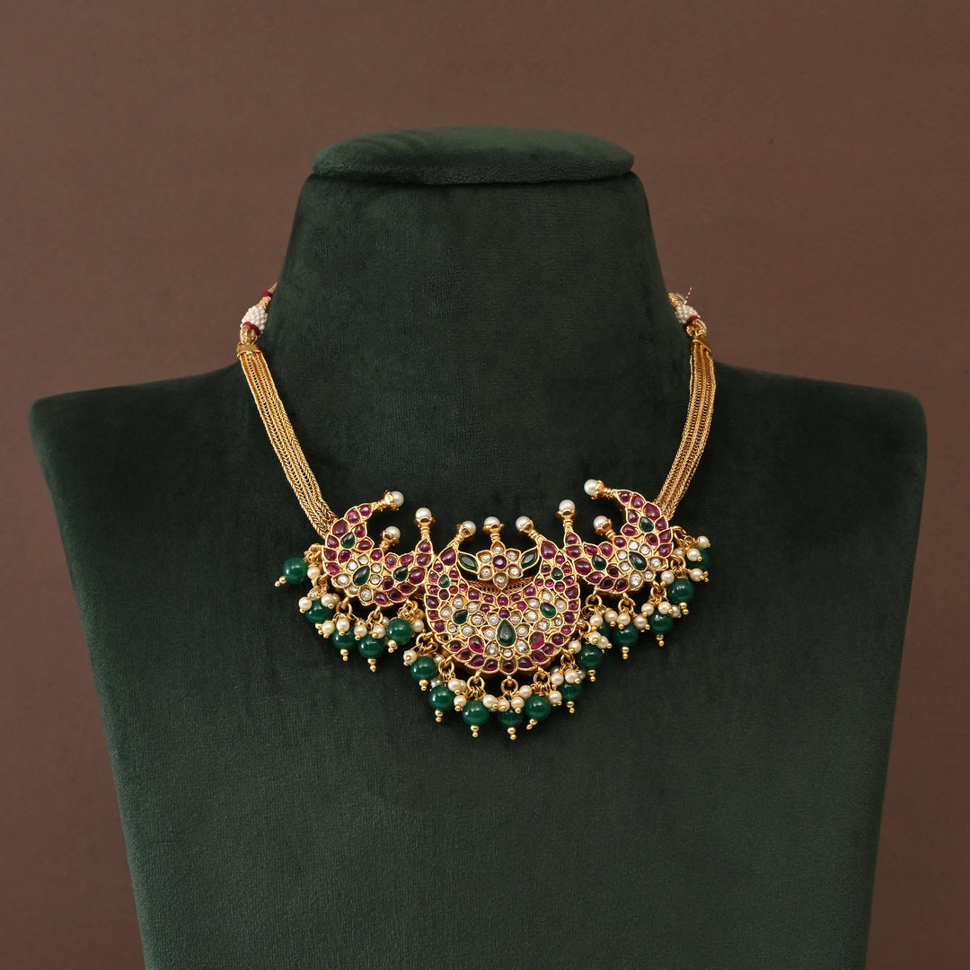 Temple Necklace Set