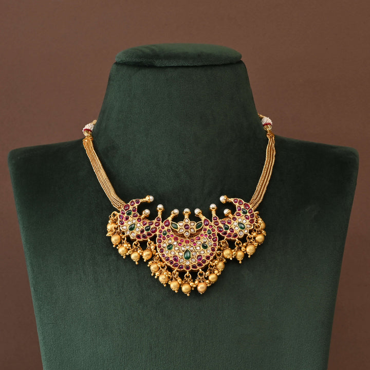 Temple Necklace Set
