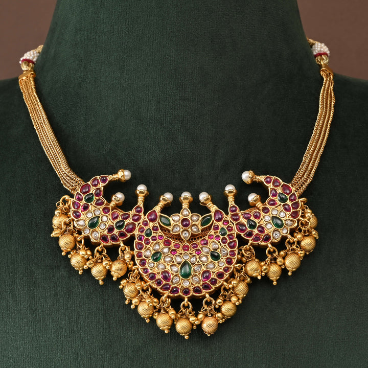 Temple Necklace Set