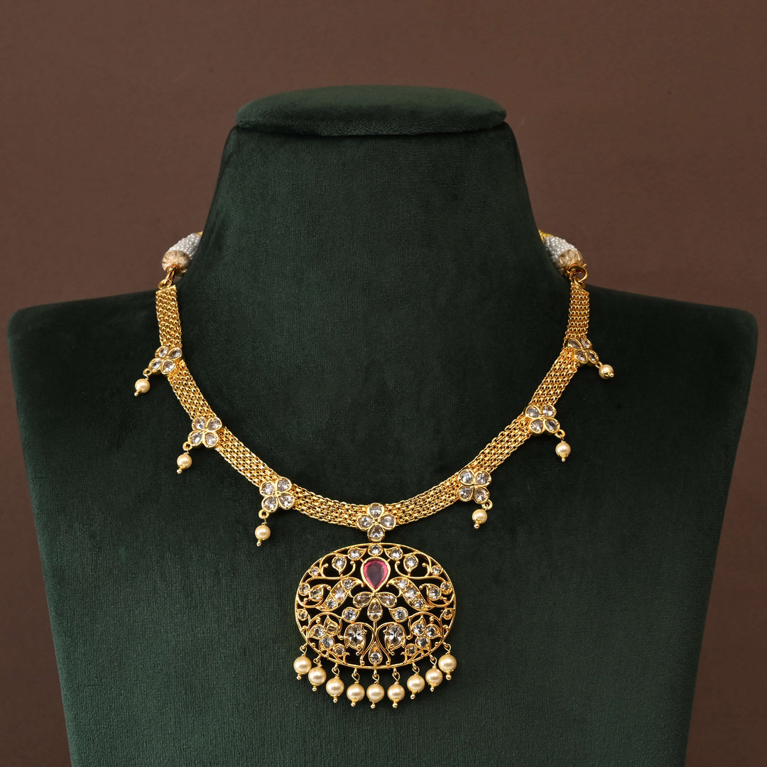 Temple Necklace Set