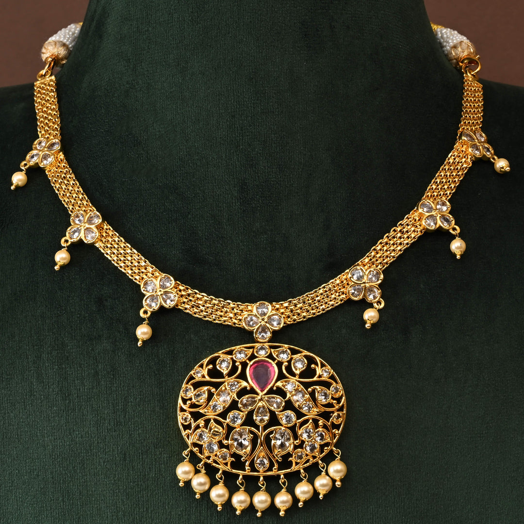 Temple Necklace Set