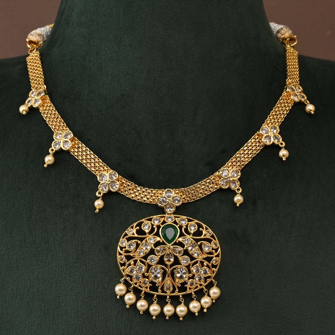 Temple Necklace Set