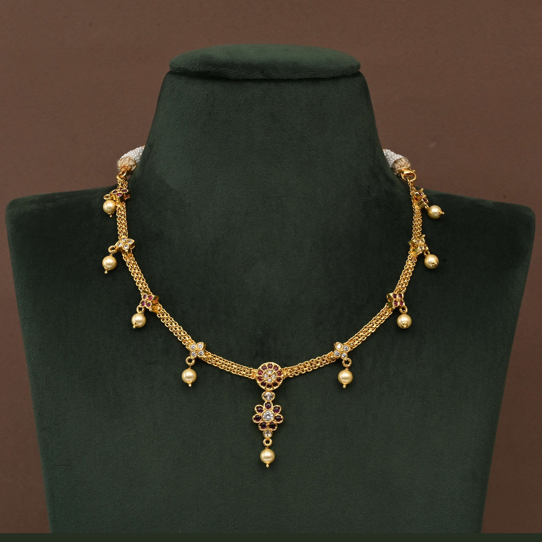 Temple Necklace Set