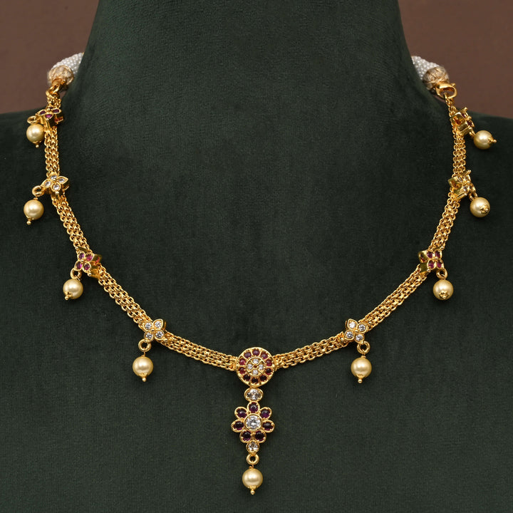 Temple Necklace Set