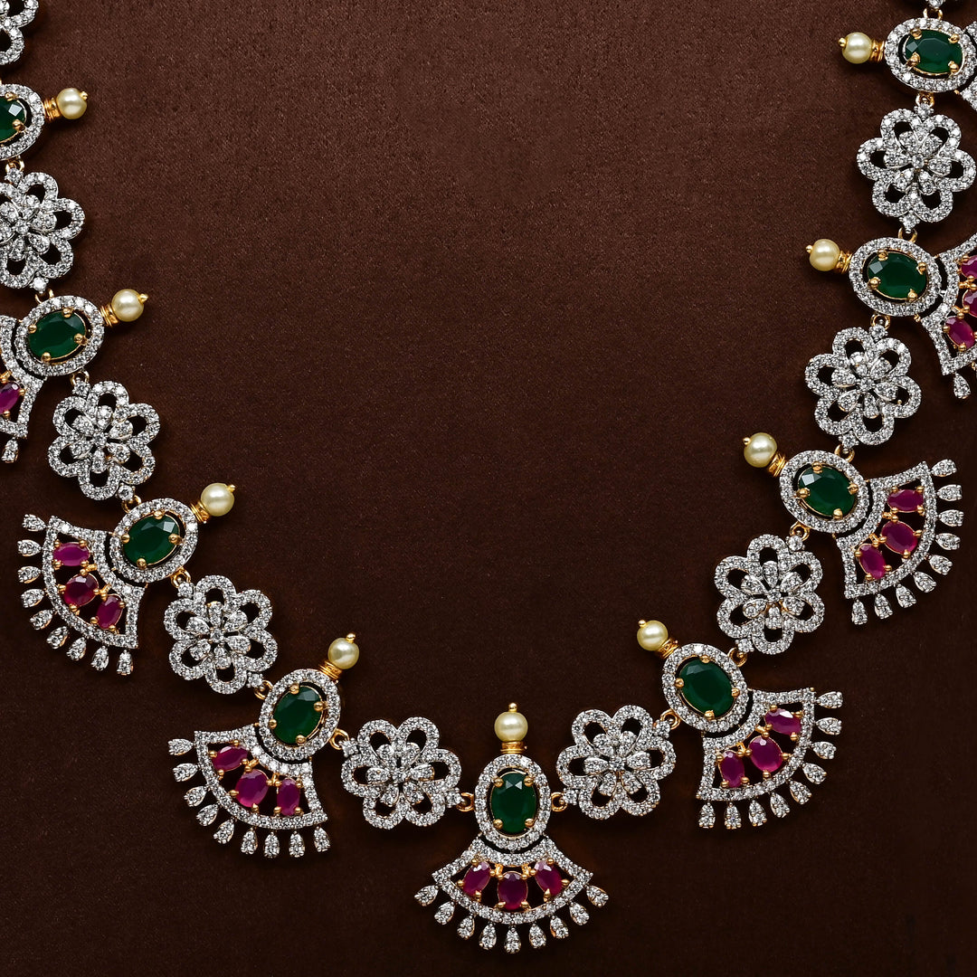 CZ Necklace Set