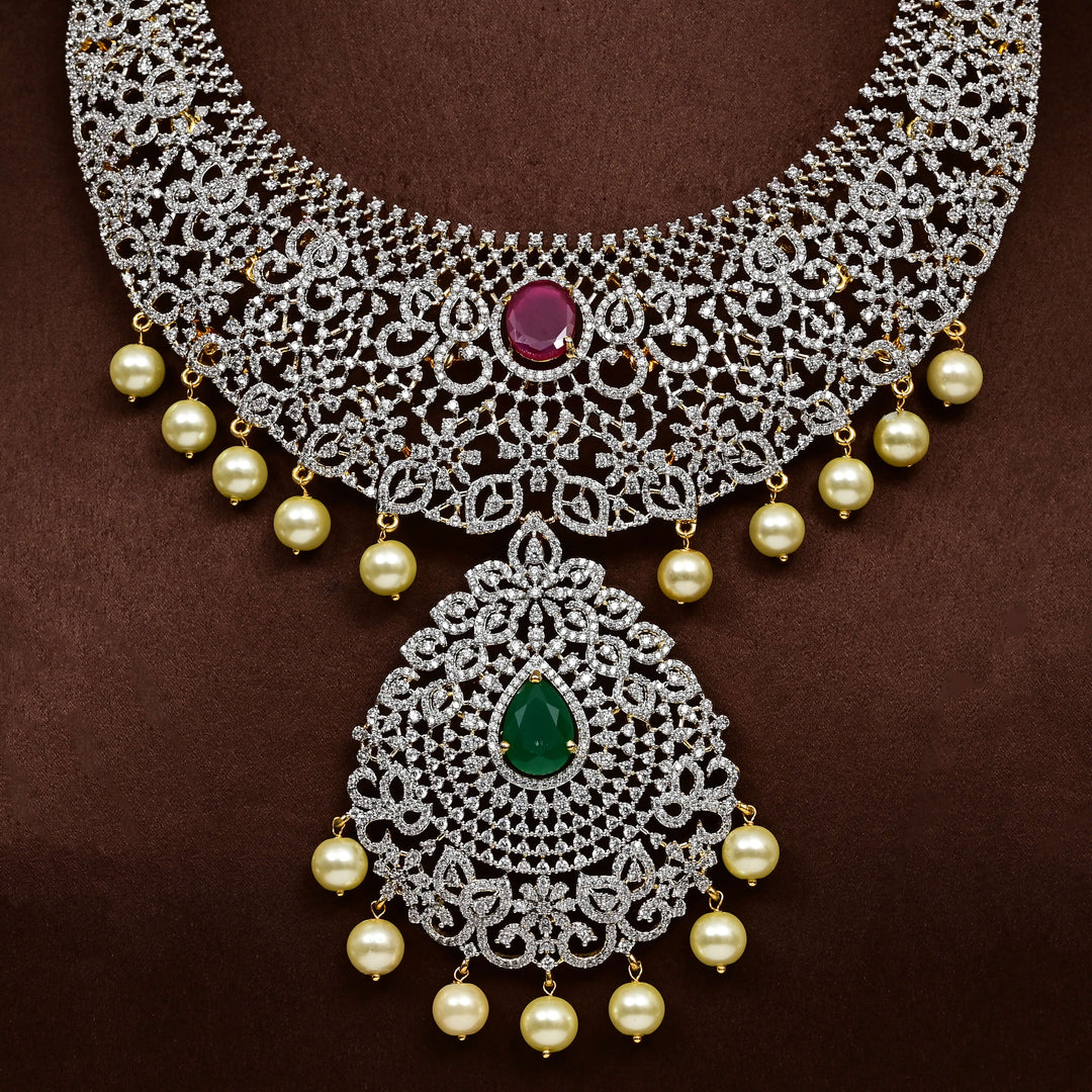 CZ Necklace Set