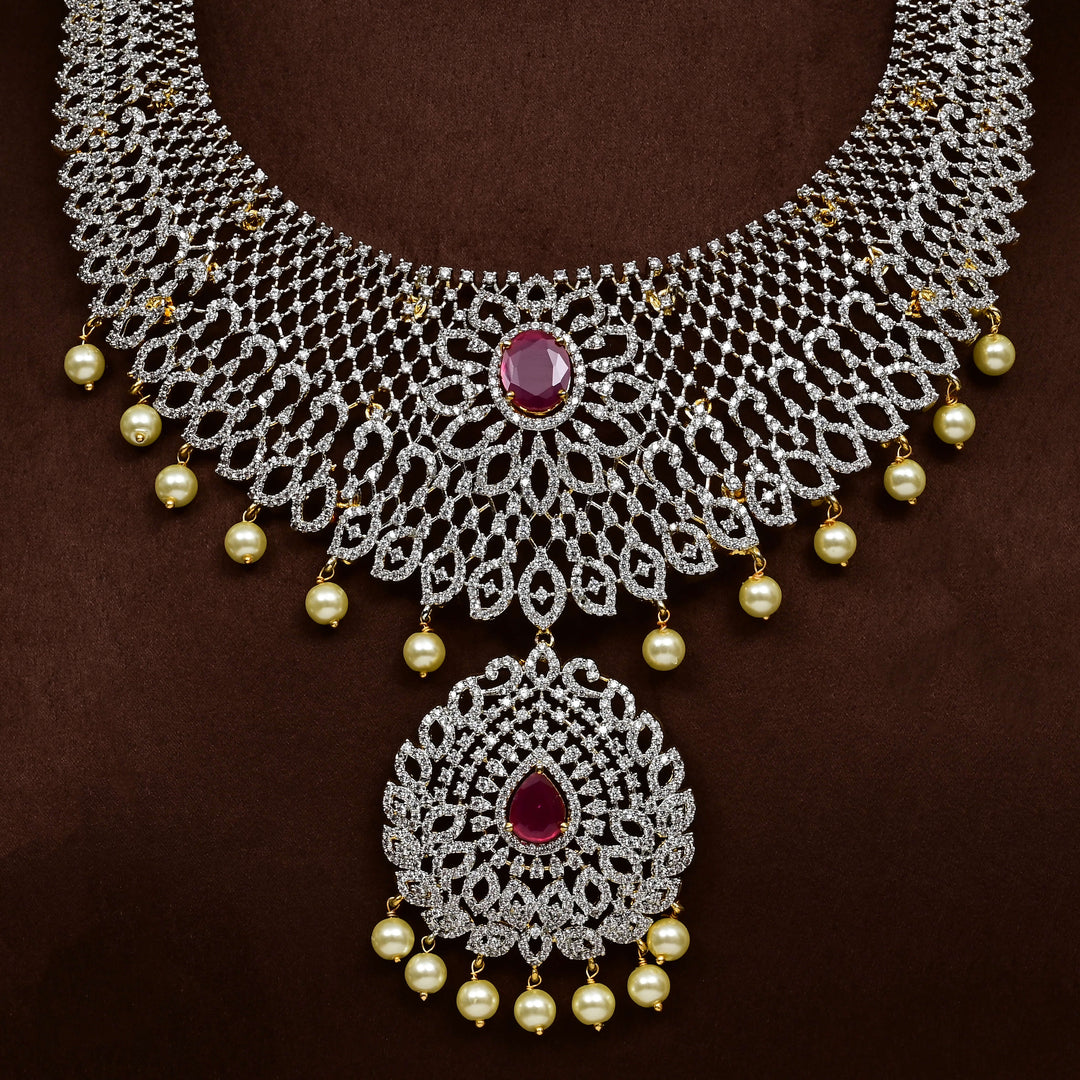 CZ Necklace Set
