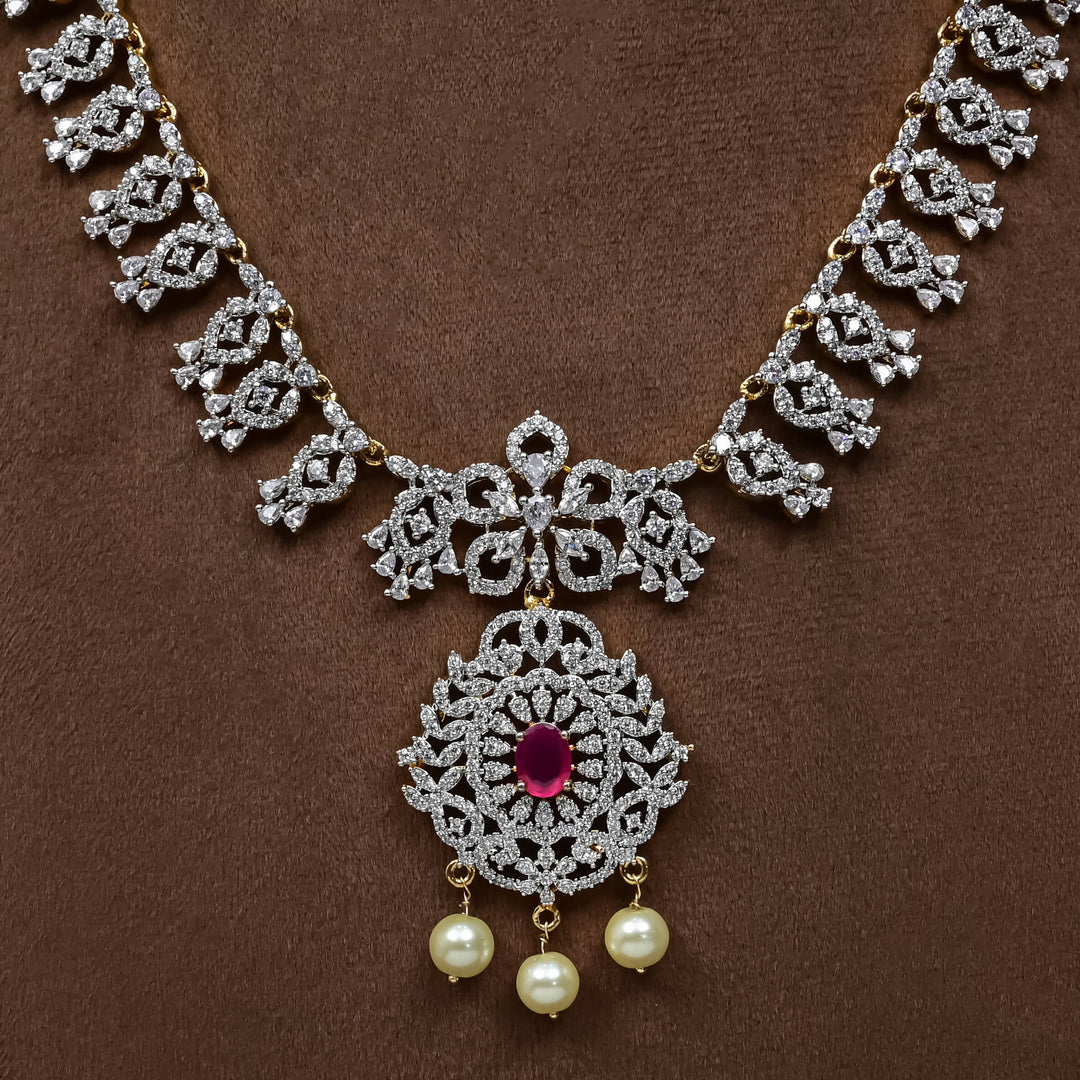 CZ Necklace Set