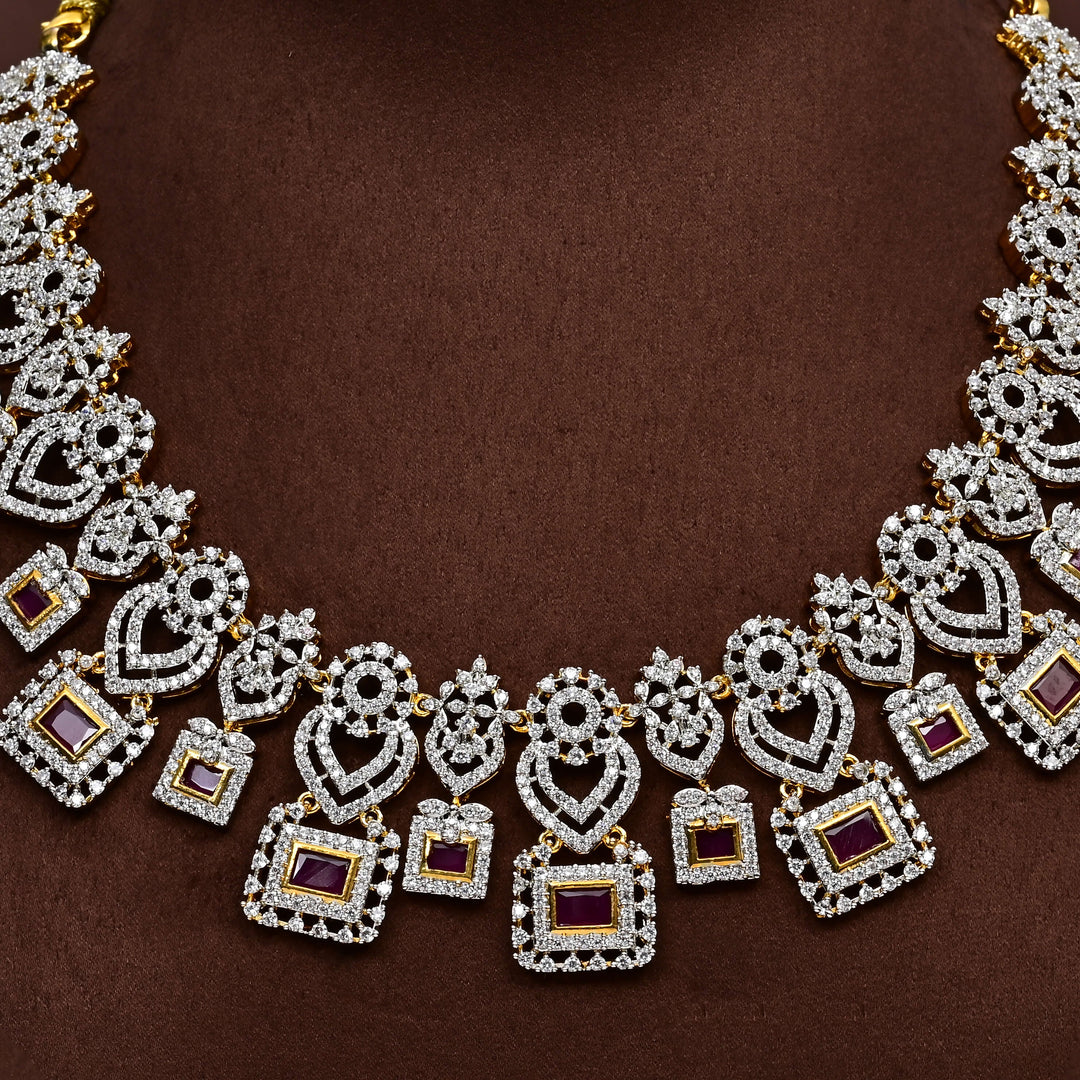 CZ Necklace Set