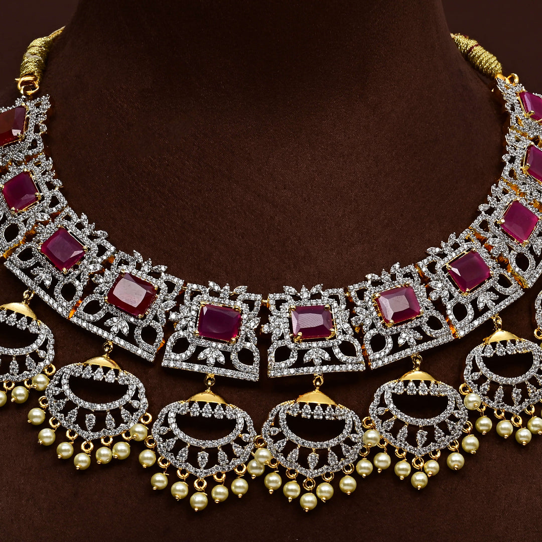 CZ Necklace Set