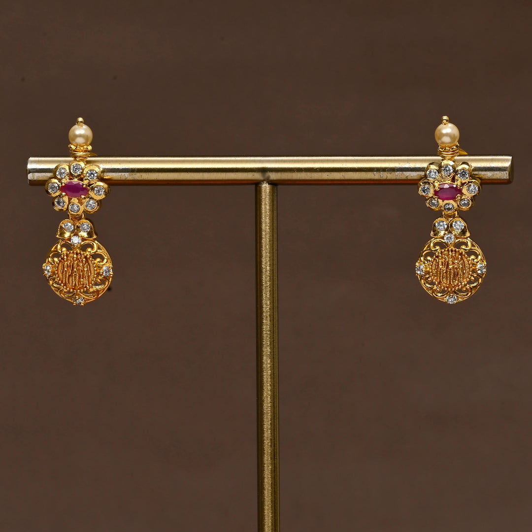 Temple CZ Necklace Set