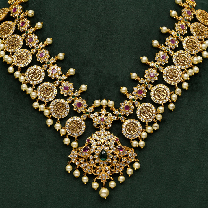 Temple CZ Necklace Set