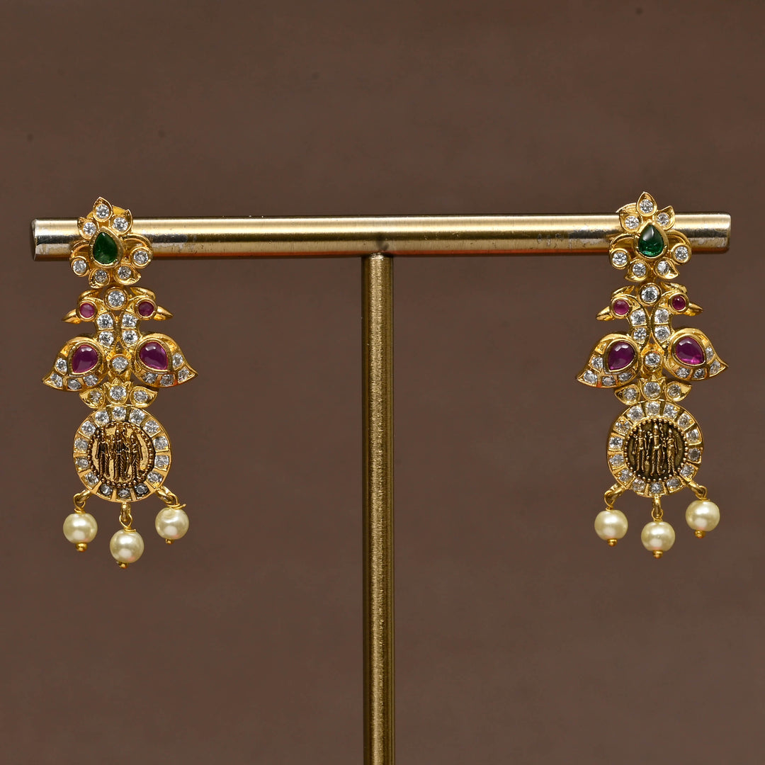 Temple CZ Necklace Set