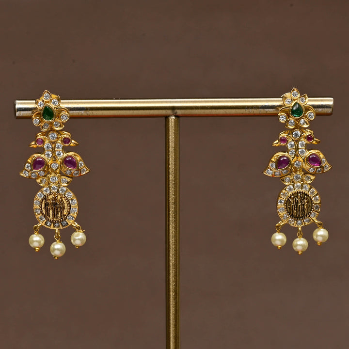 Temple CZ Necklace Set