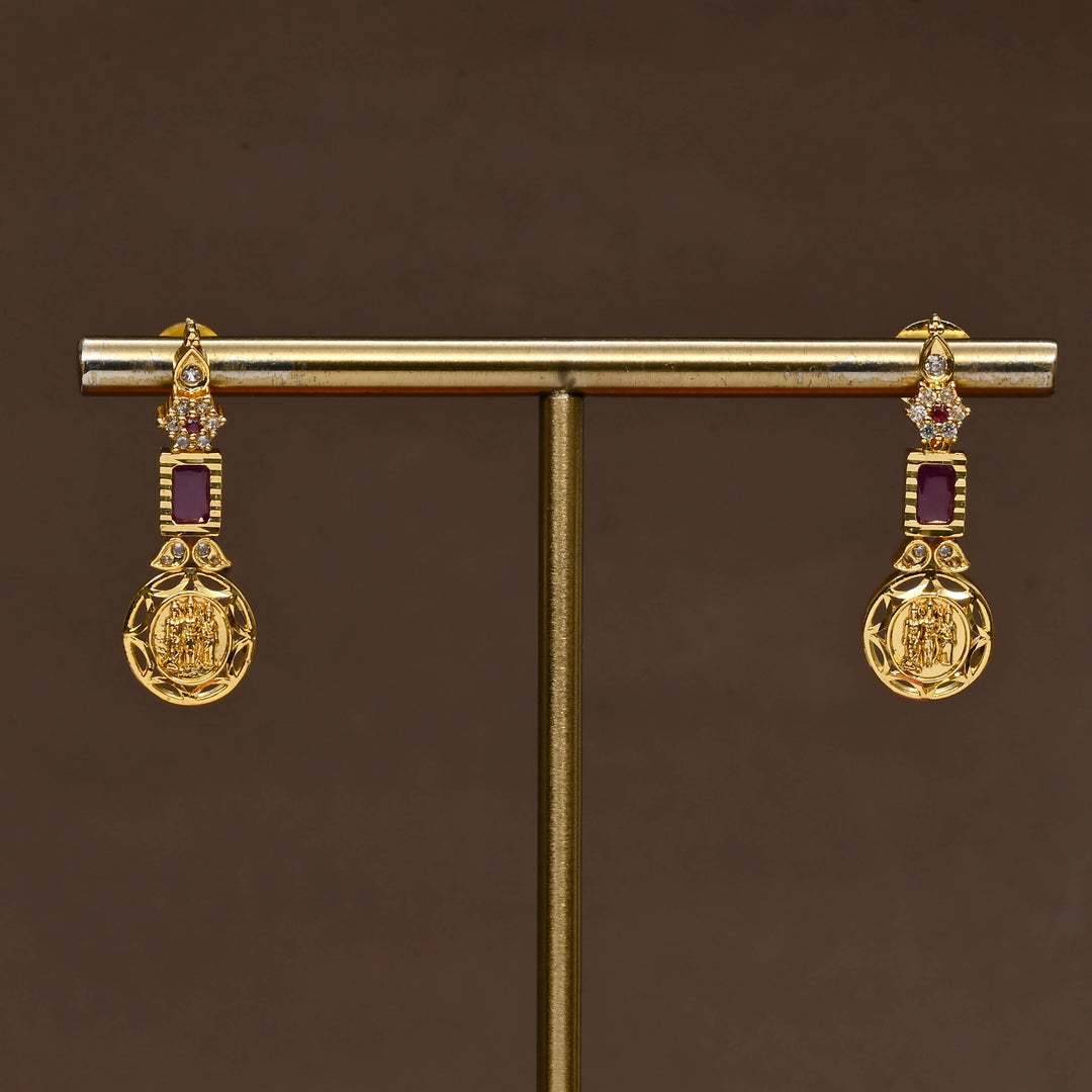 Temple CZ Necklace Set