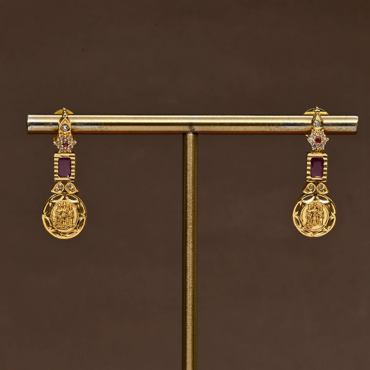 Temple CZ Necklace Set