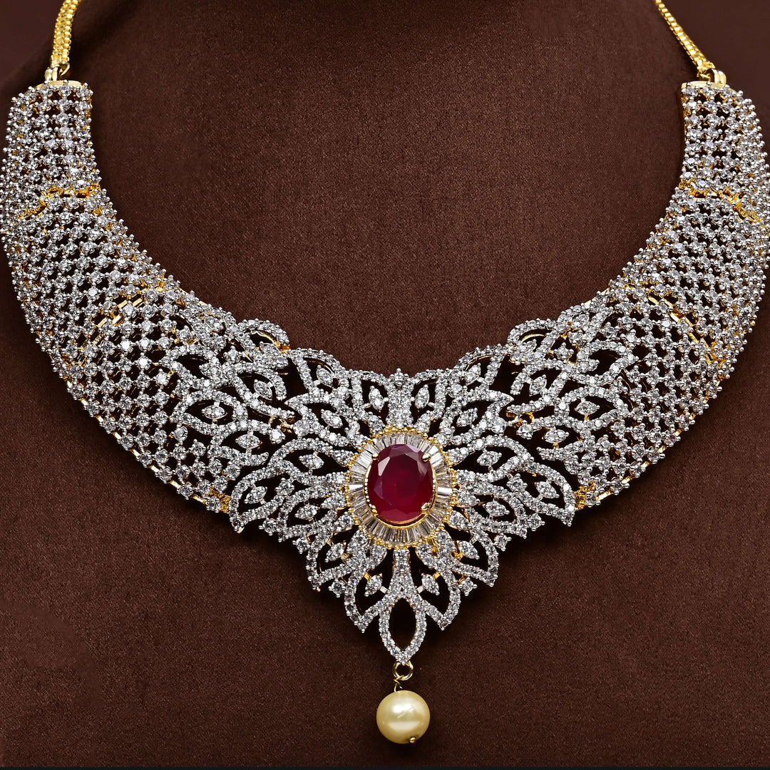 CZ Necklace Set