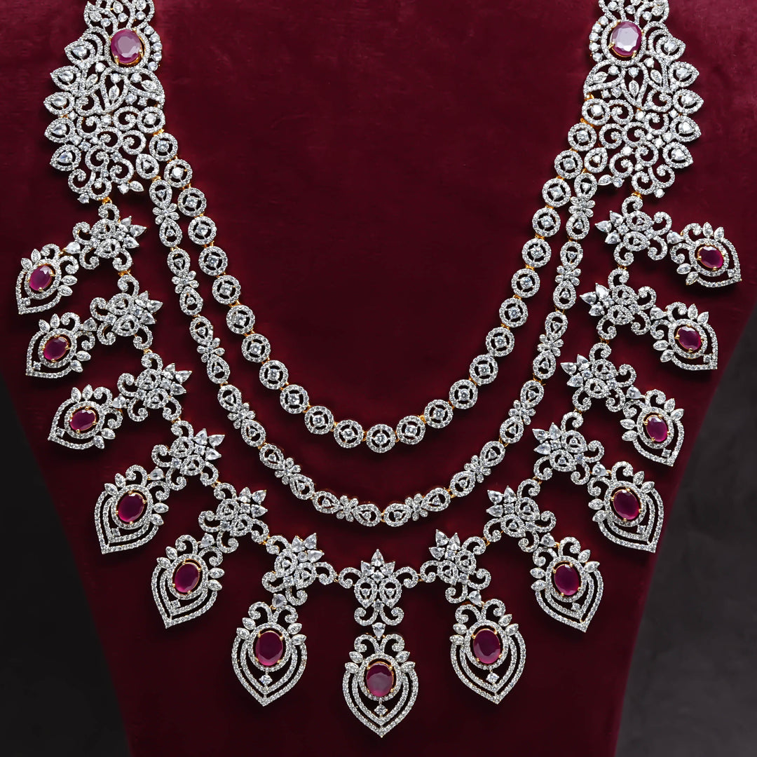 CZ Necklace Set