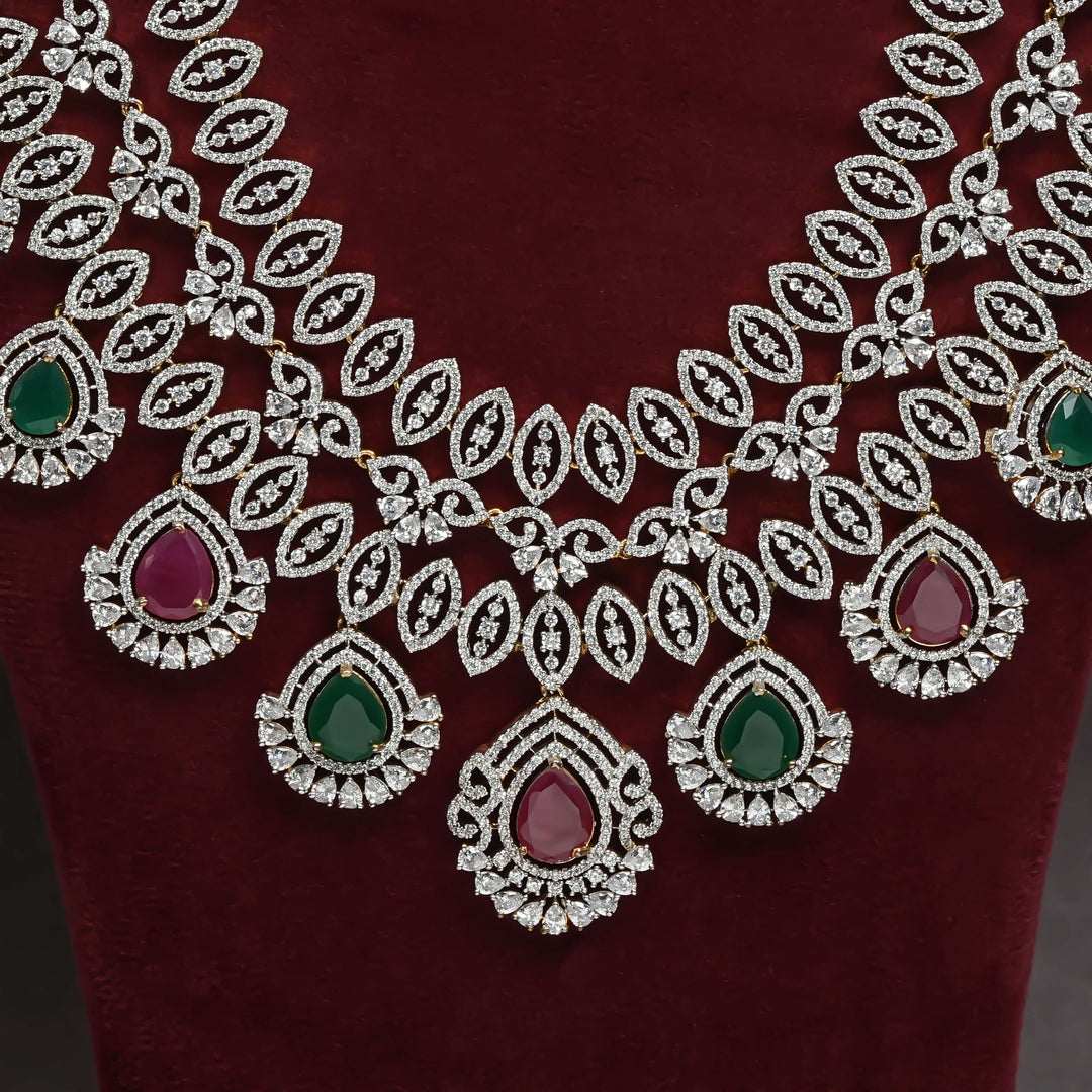 CZ Necklace Set