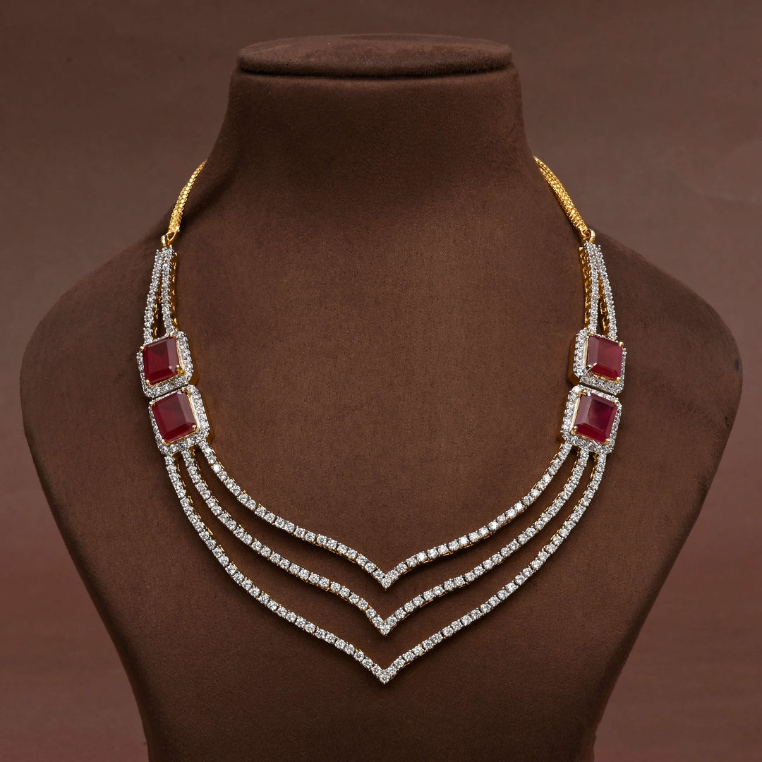 CZ Necklace Set
