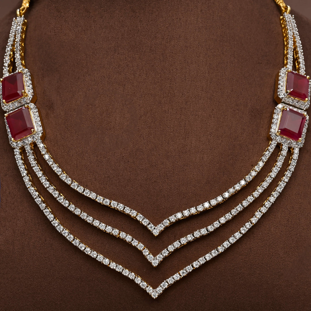 CZ Necklace Set