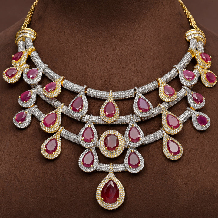 CZ Necklace Set