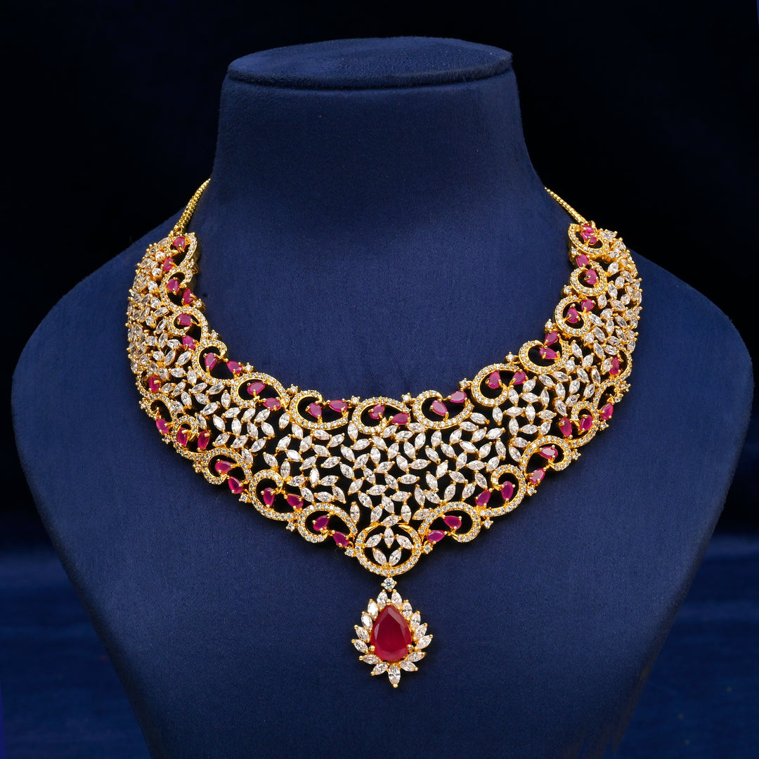 CZ Necklace Set