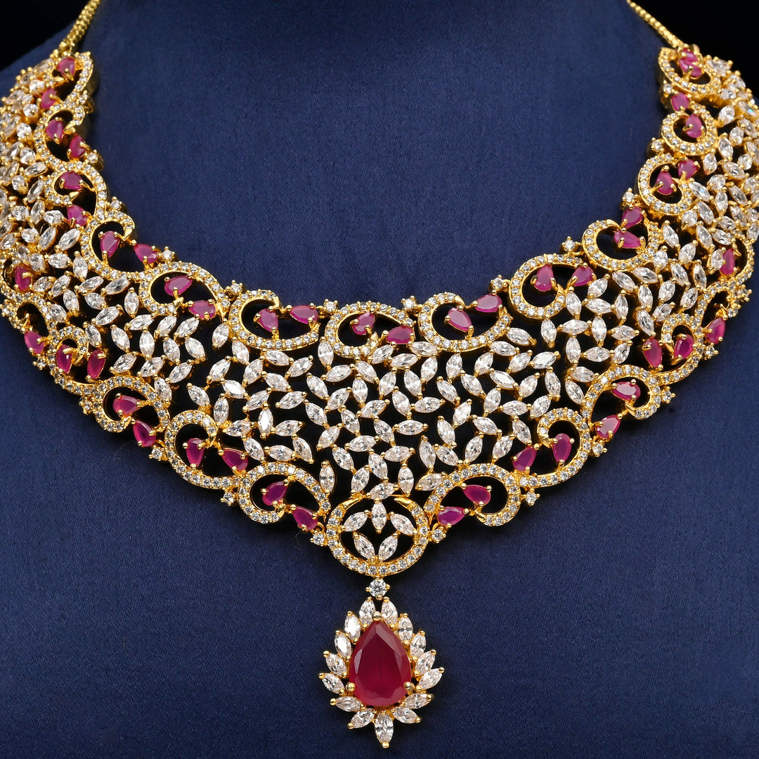 CZ Necklace Set