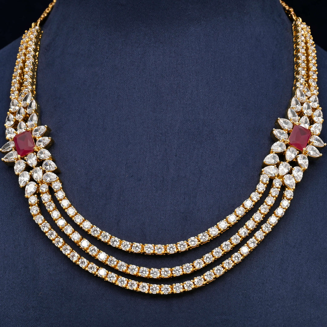 CZ Necklace Set